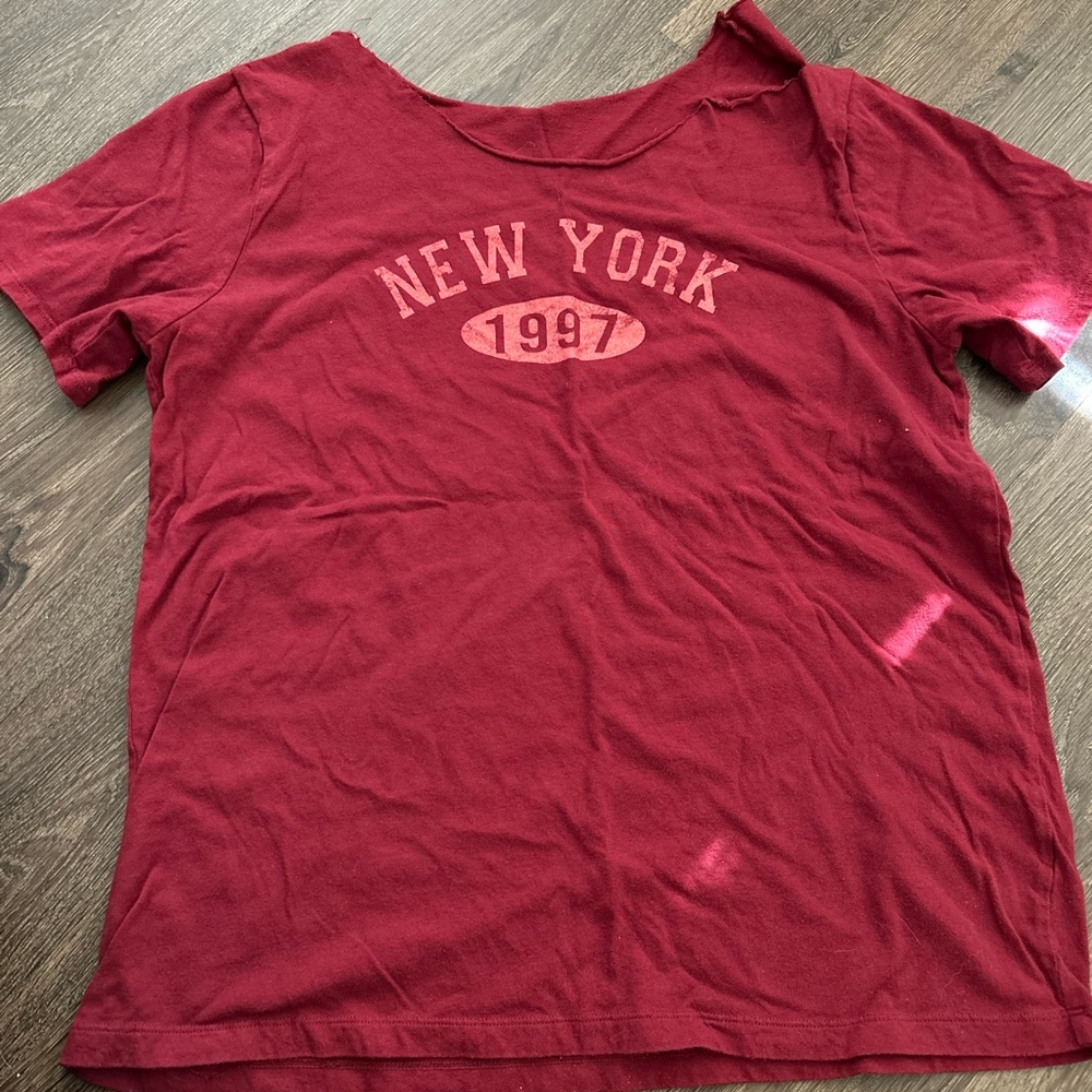 Red Graphic Women's Top